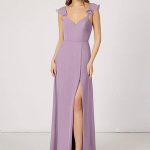Azazie Everett bridesmaid dress in Wisteria